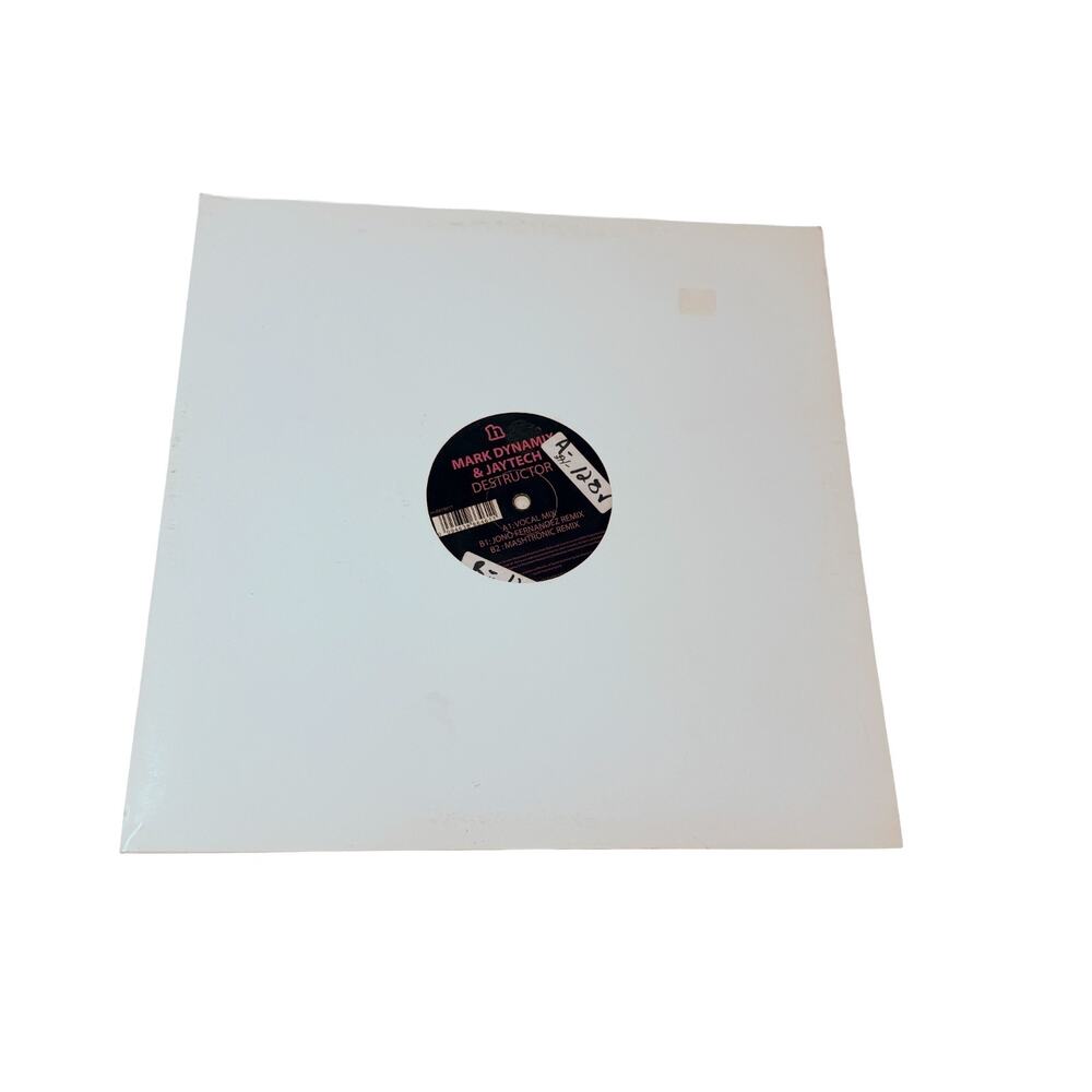 Mark Dynamix & Jaytech – Destructor Single Vinyl Record DJ Mix Rare Find!